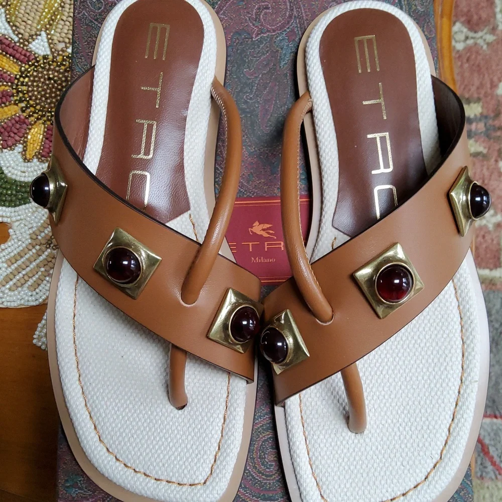 Etro Sandals! EUC - Picture 1 of 6